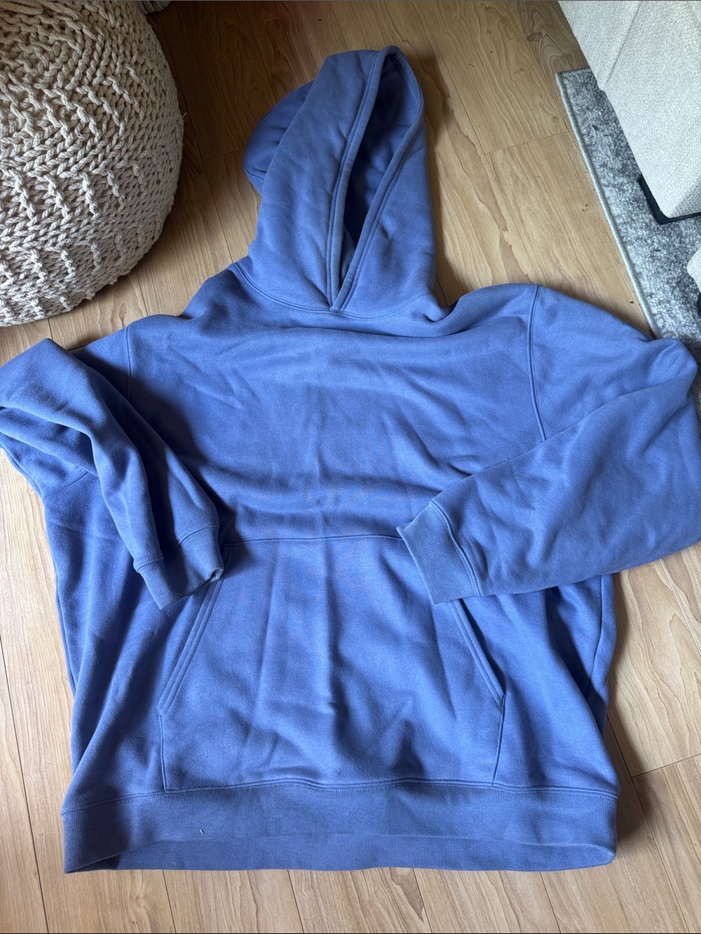 ALO Yoga Men's Lavender-Blue Crewneck Hoodie